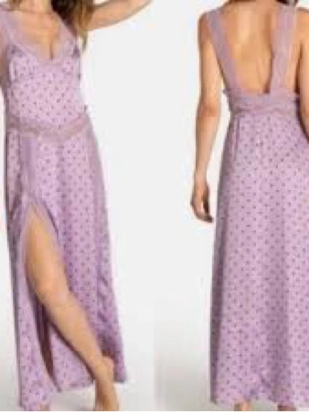 Free People Bad For You Printed Slip Dress